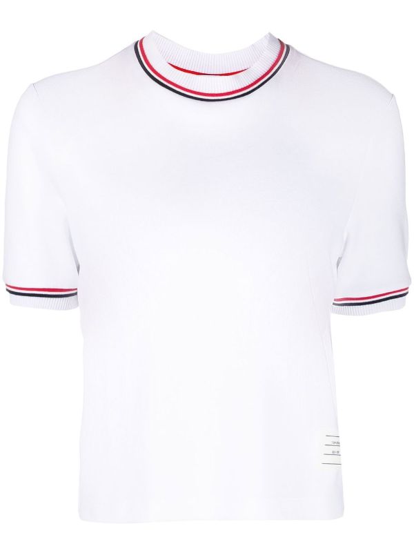 Moncler tri trim sales t shirt white