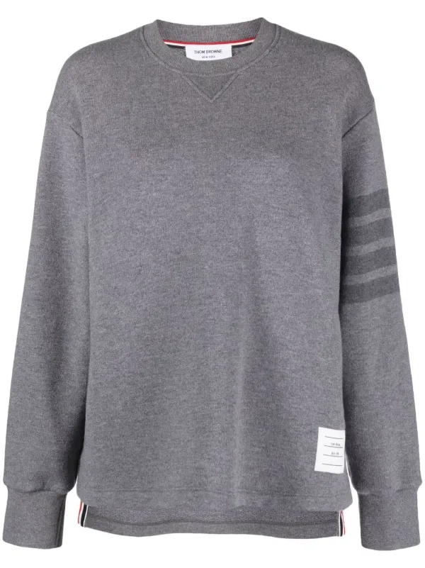 Thom Browne ストライプディテール セーター | グレー | FARFETCH JP