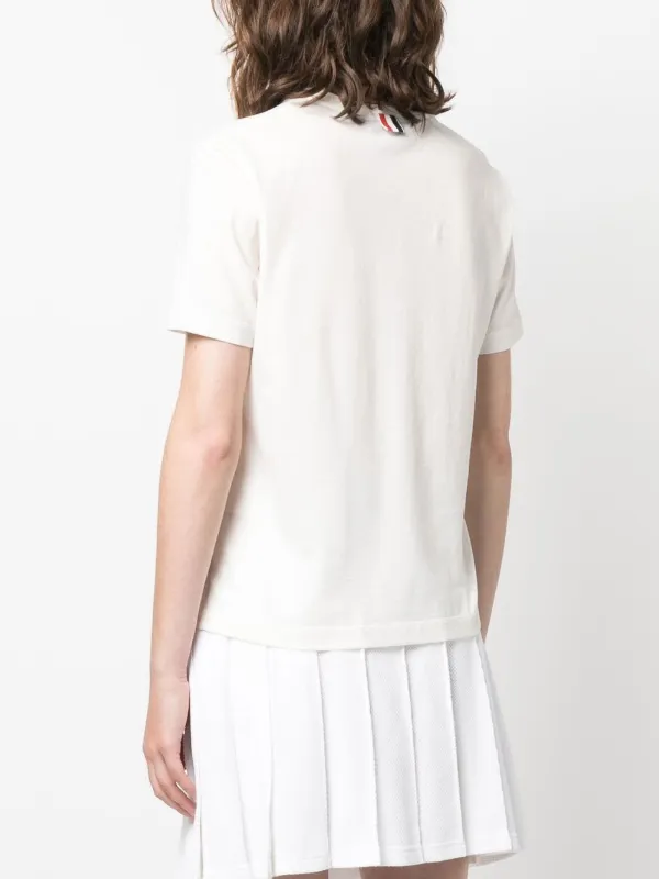 【関税込み】Thom Browne ホワイト パッチポケット Tシャツ Thom Browne パッチポケット Tシャツ | ホワイト | FARFETCH JP