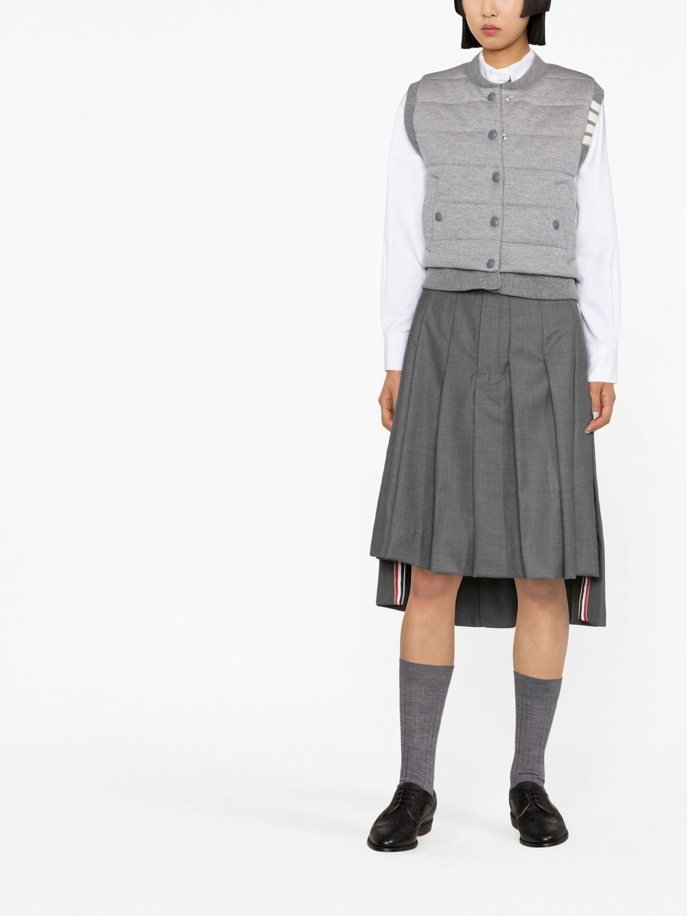 Thom Browne Omkeerbaar gilet - Grijs