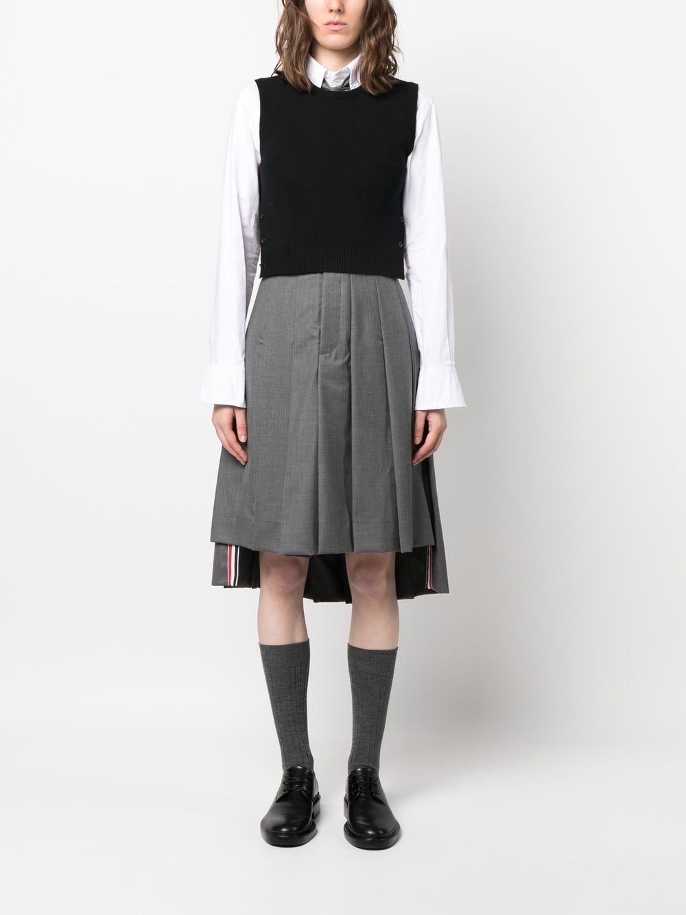 Thom Browne Kasjmier top - Zwart