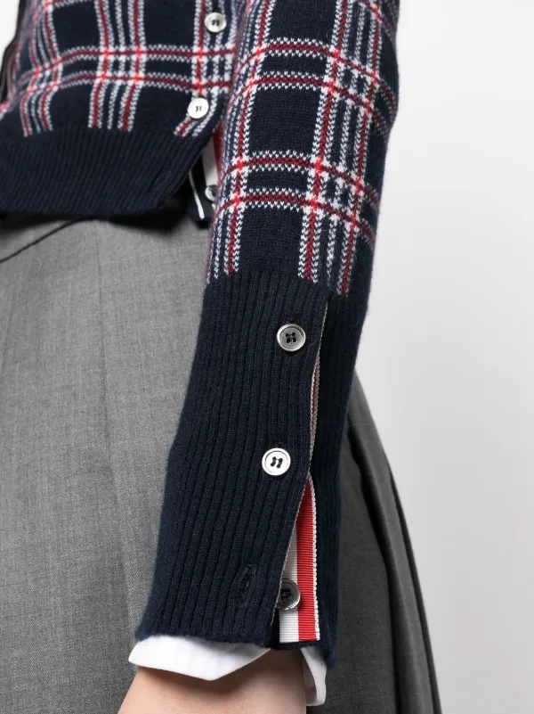 THOM BROWNE カシミアカーディガン Classic Cashmere 4-Bar Cardigan | Thom Browne