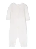 Bonpoint intarsia-knit logo wool bodie - Neutrals
