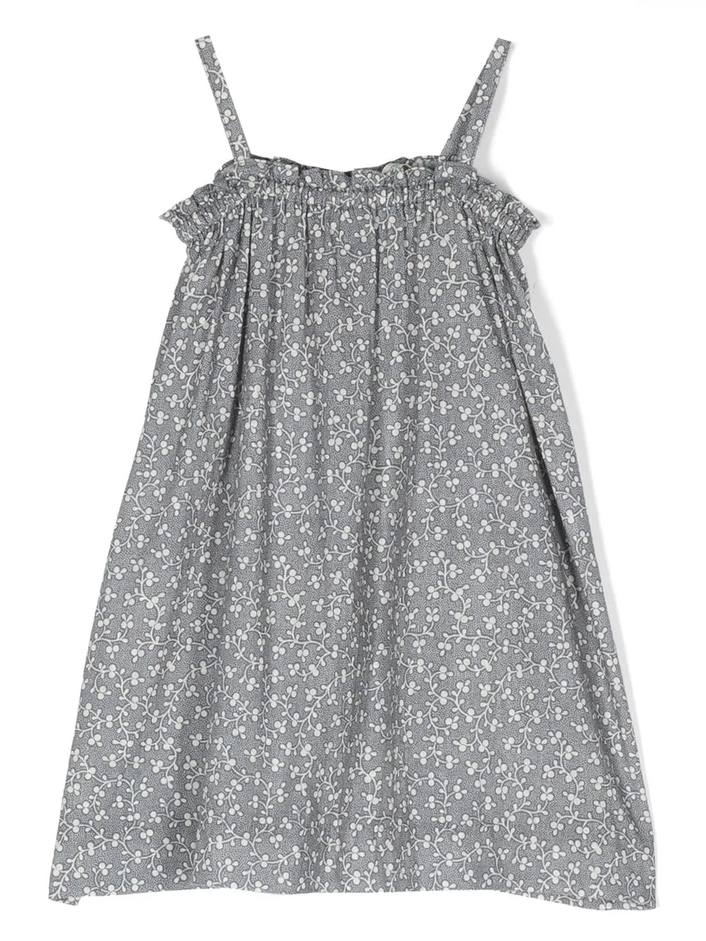 

Bonpoint Capoline sleeveless floral smock dress - Grey