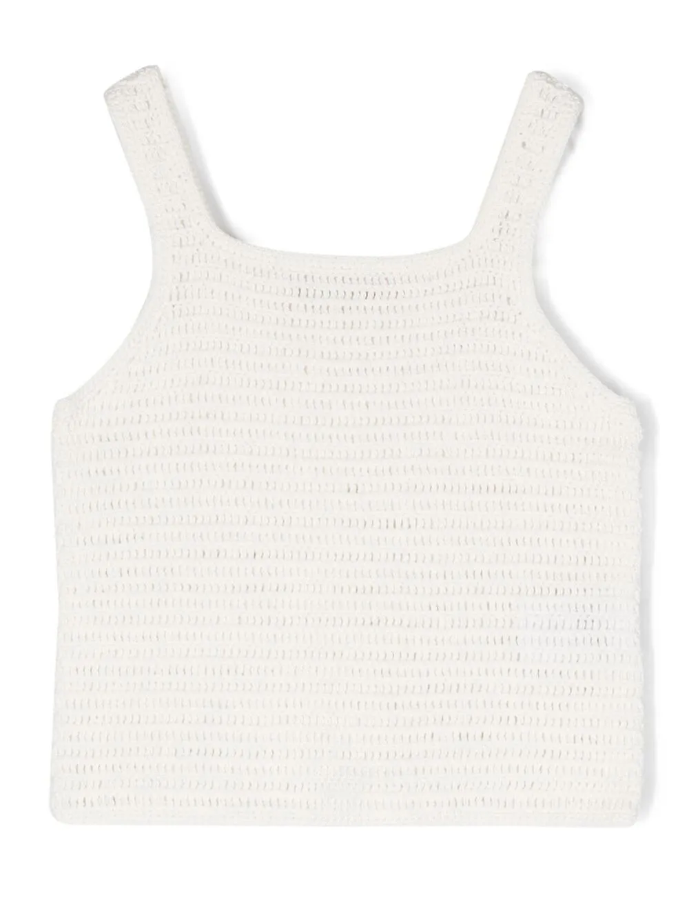 

Bonpoint crochet-knit sleeveless top - White