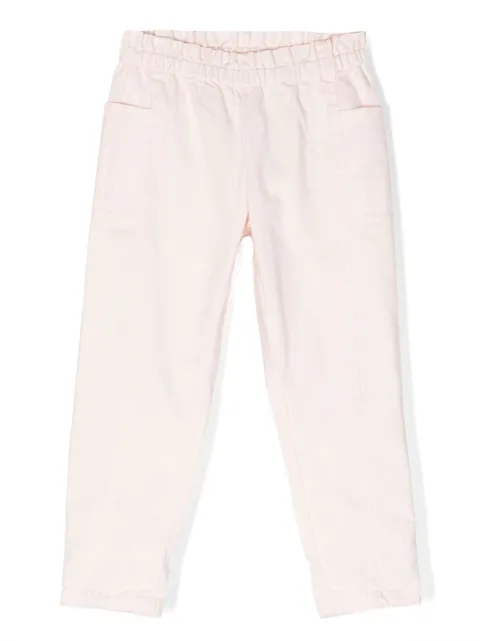 Bonpoint pantalones tapered con pretina elástica