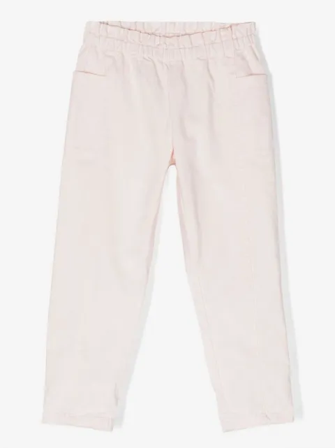 Bonpoint elasticated waist tapered trousers