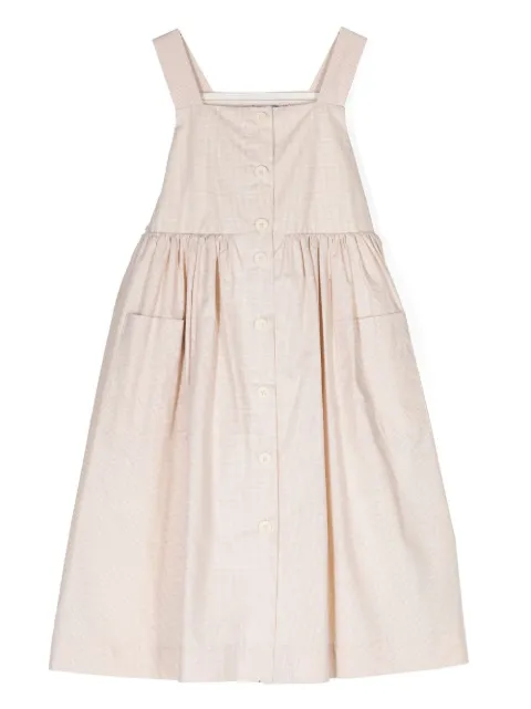 Bonpoint robe longue aLly à boutonnière