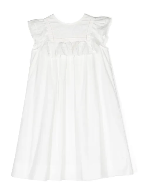Bonpoint Charlyne frill-trim sleeveless dress