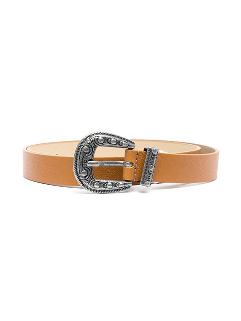 Bonpoint engraved leather belt