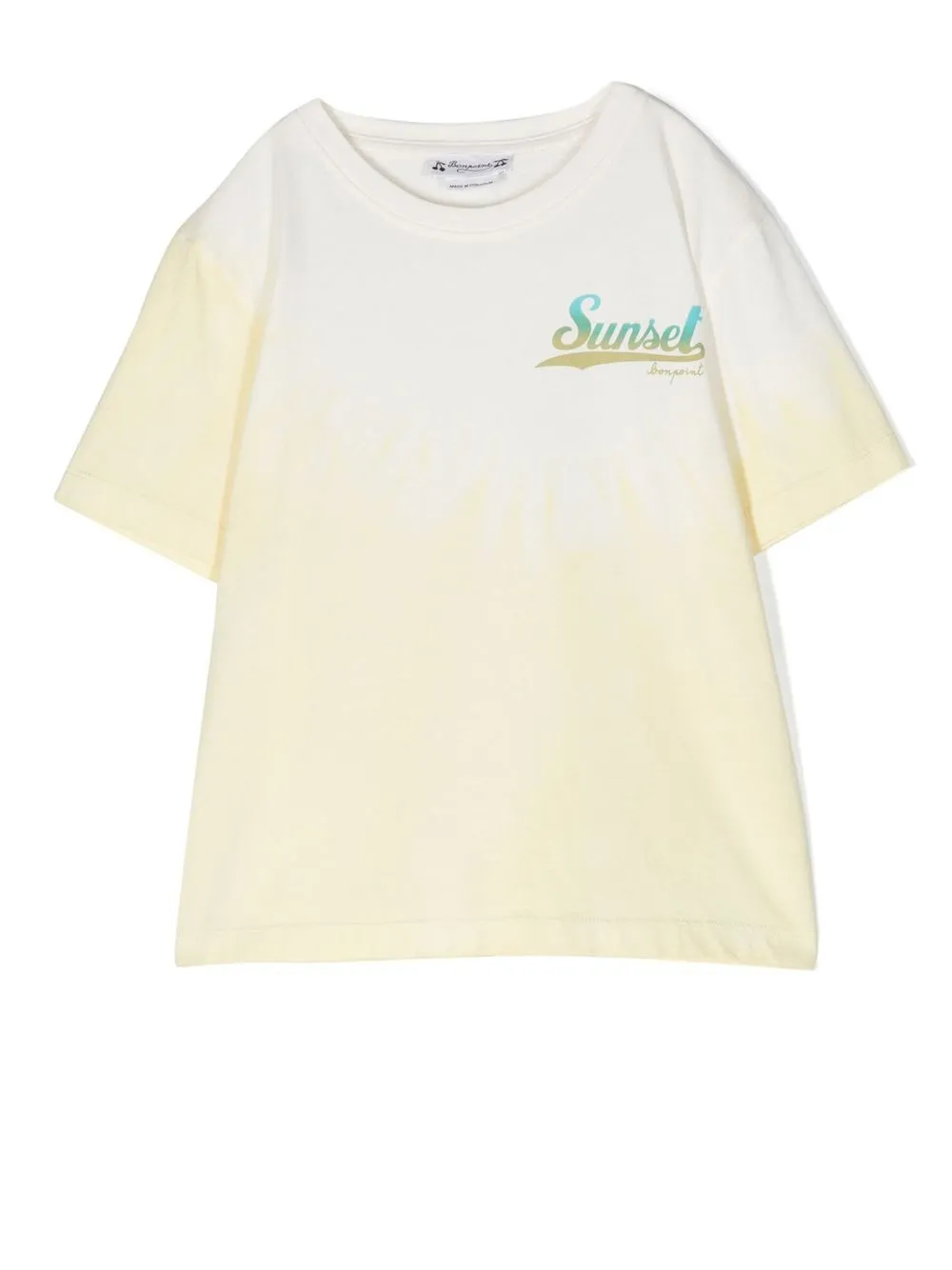 

Bonpoint cotton logo print T-shirt - Amarillo