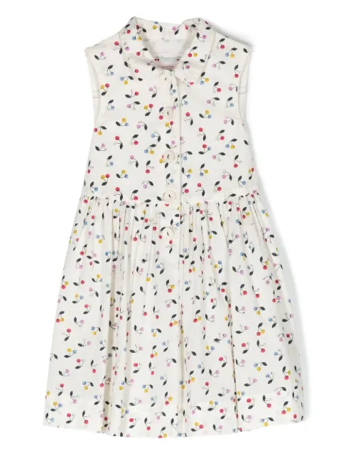 Bonpoint Anne cherry-print midi dress