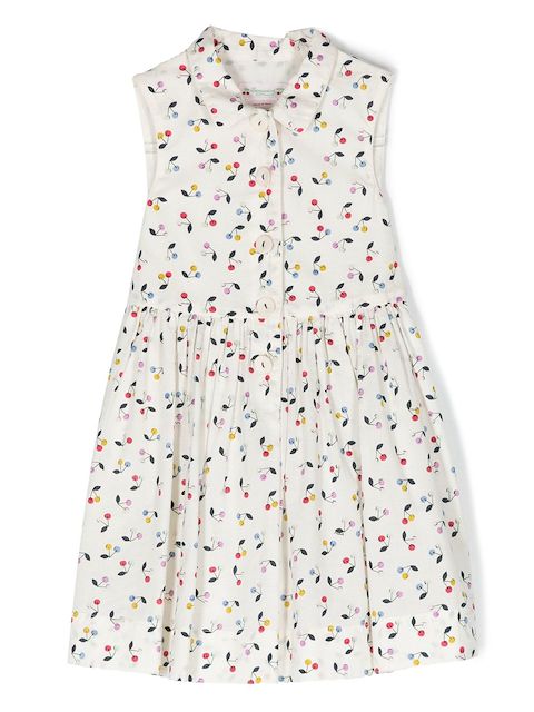 Bonpoint Anne cherry-print midi dress
