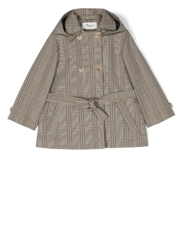 Bonpoint Charlene チェック コート - Farfetch 