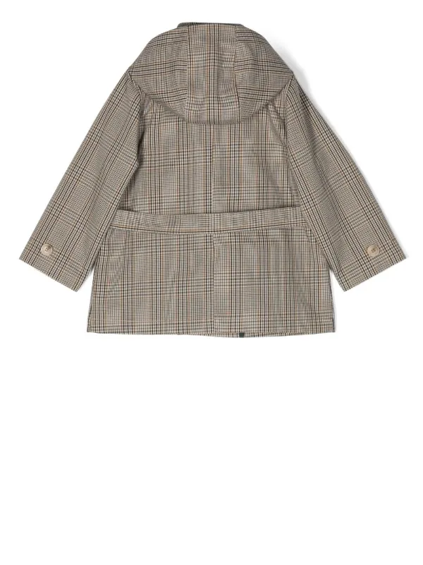 Bonpoint Charlene チェック コート - Farfetch 