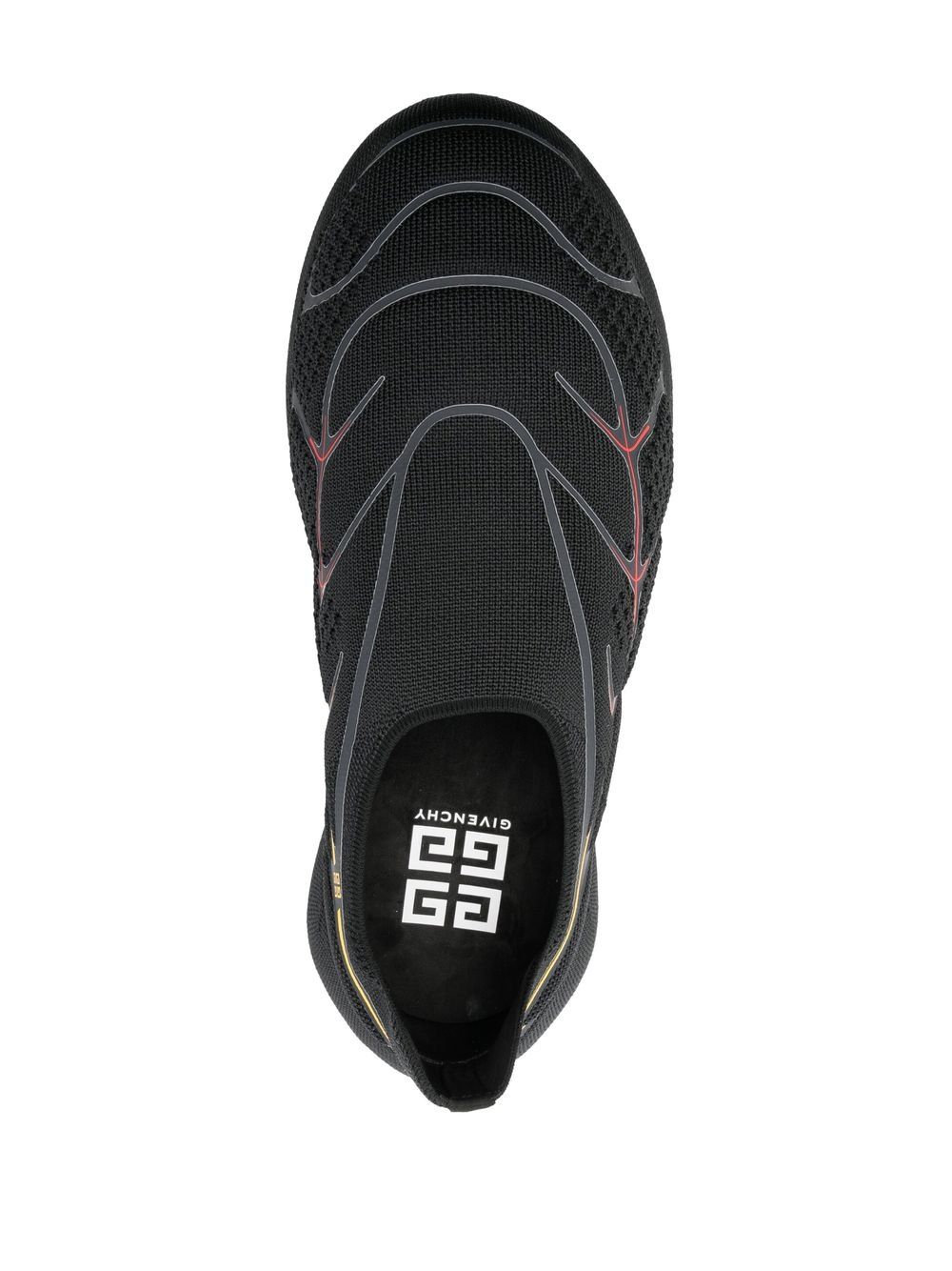 Shop Givenchy Tk-360+ Technical Mesh Sneakers In 黑色