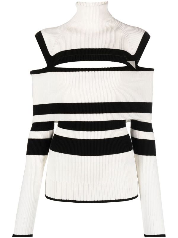 The Attico Amilia Stripe Knit Jumper - Farfetch