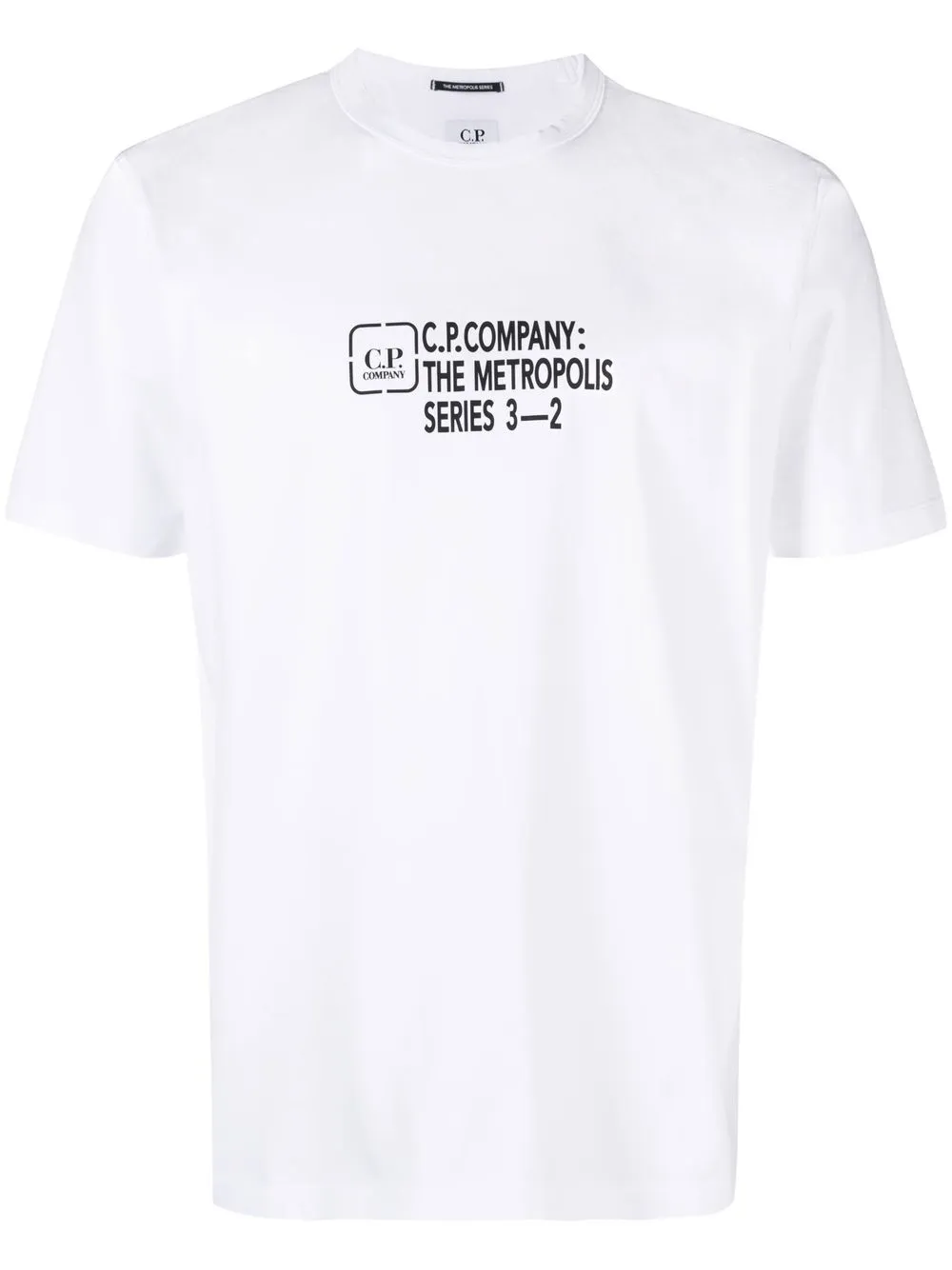 

C.P. Company logo-print T-shirt - White