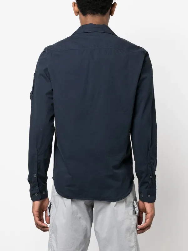 Navy blue hot sale shirt jacket