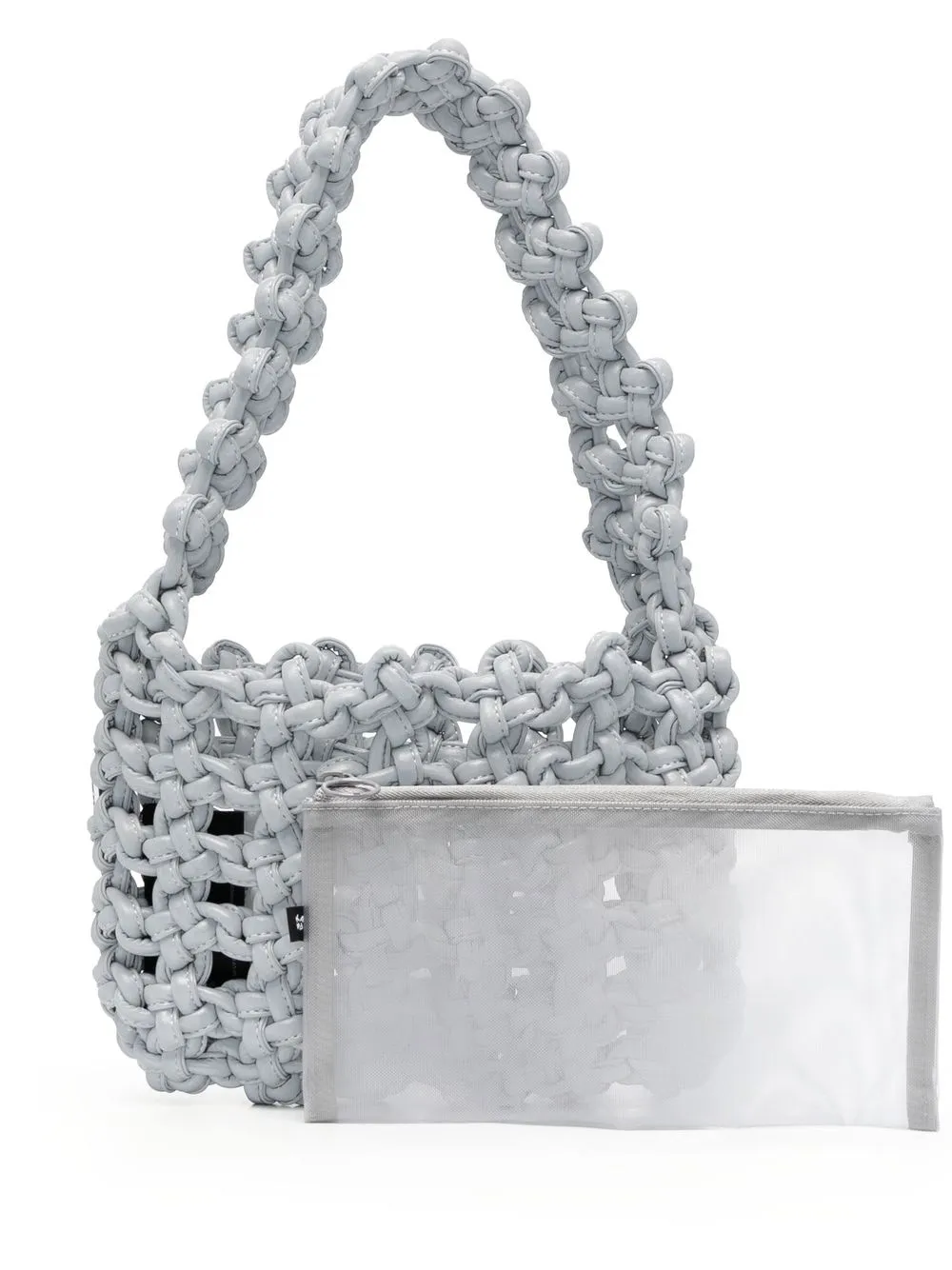 

Kara reflective Knot Armpit bag - Grey