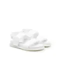 MM6 Maison Margiela Kids touch-strap flat sandals - White