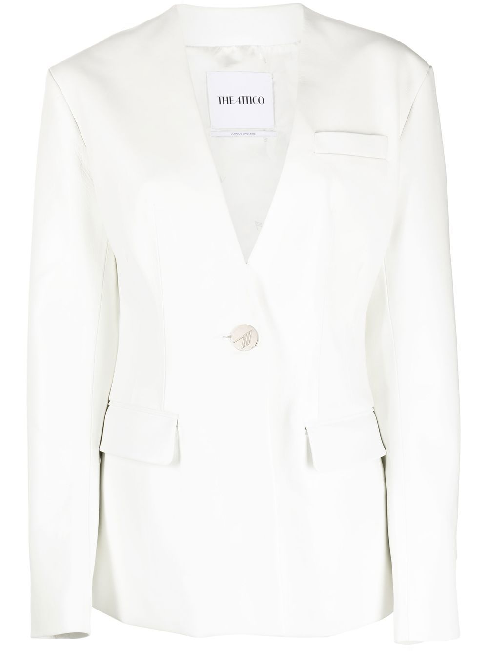 The Attico single-breasted blazer - White