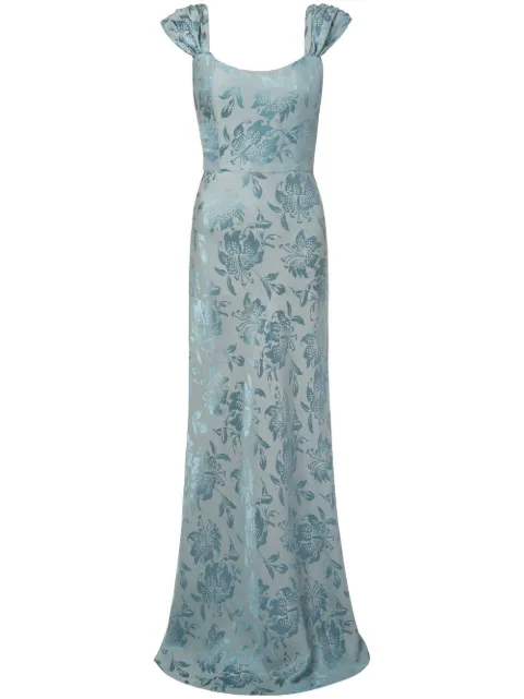 Markarian Florence jacquard evening gown