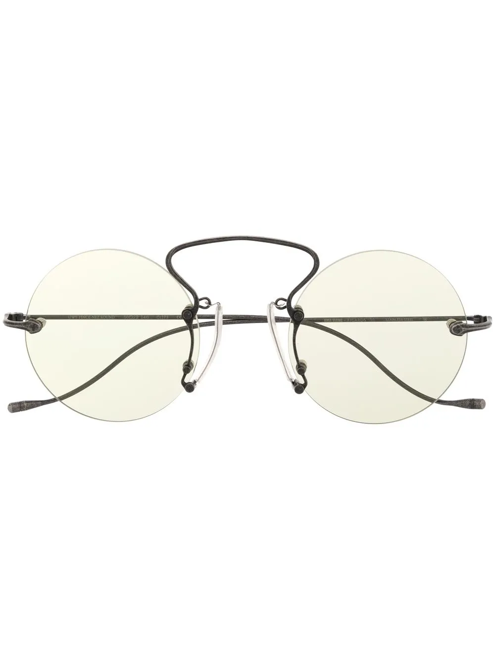 

Uma Wang tinted round-frame sunglasses - Grey