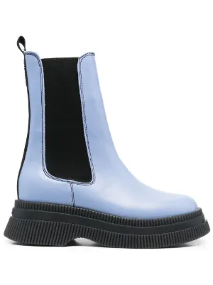 Ganni blue clearance boots