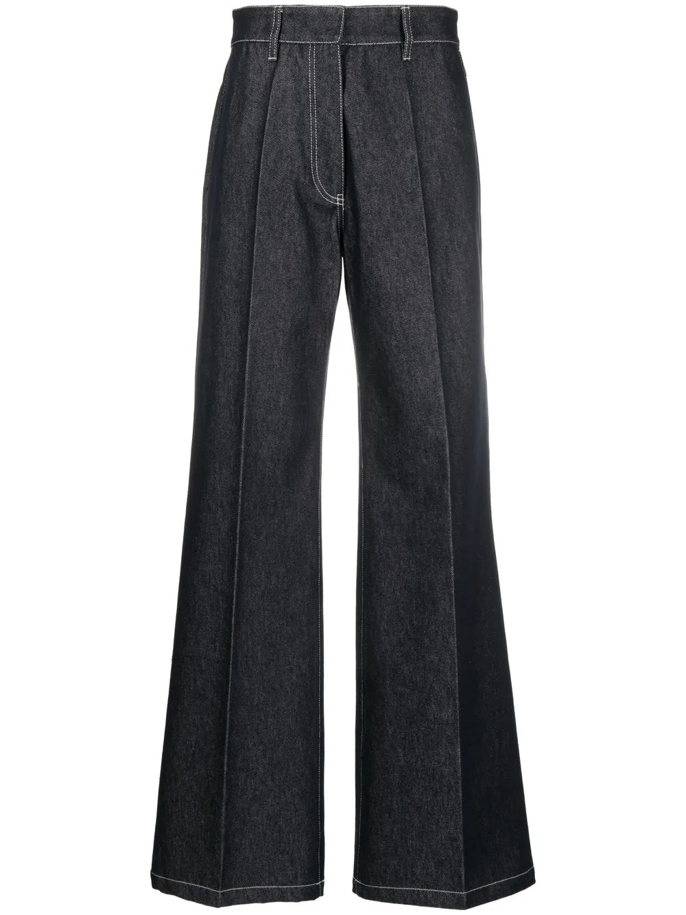 

Christian Wijnants Pantom wide-leg denim pants - Blue