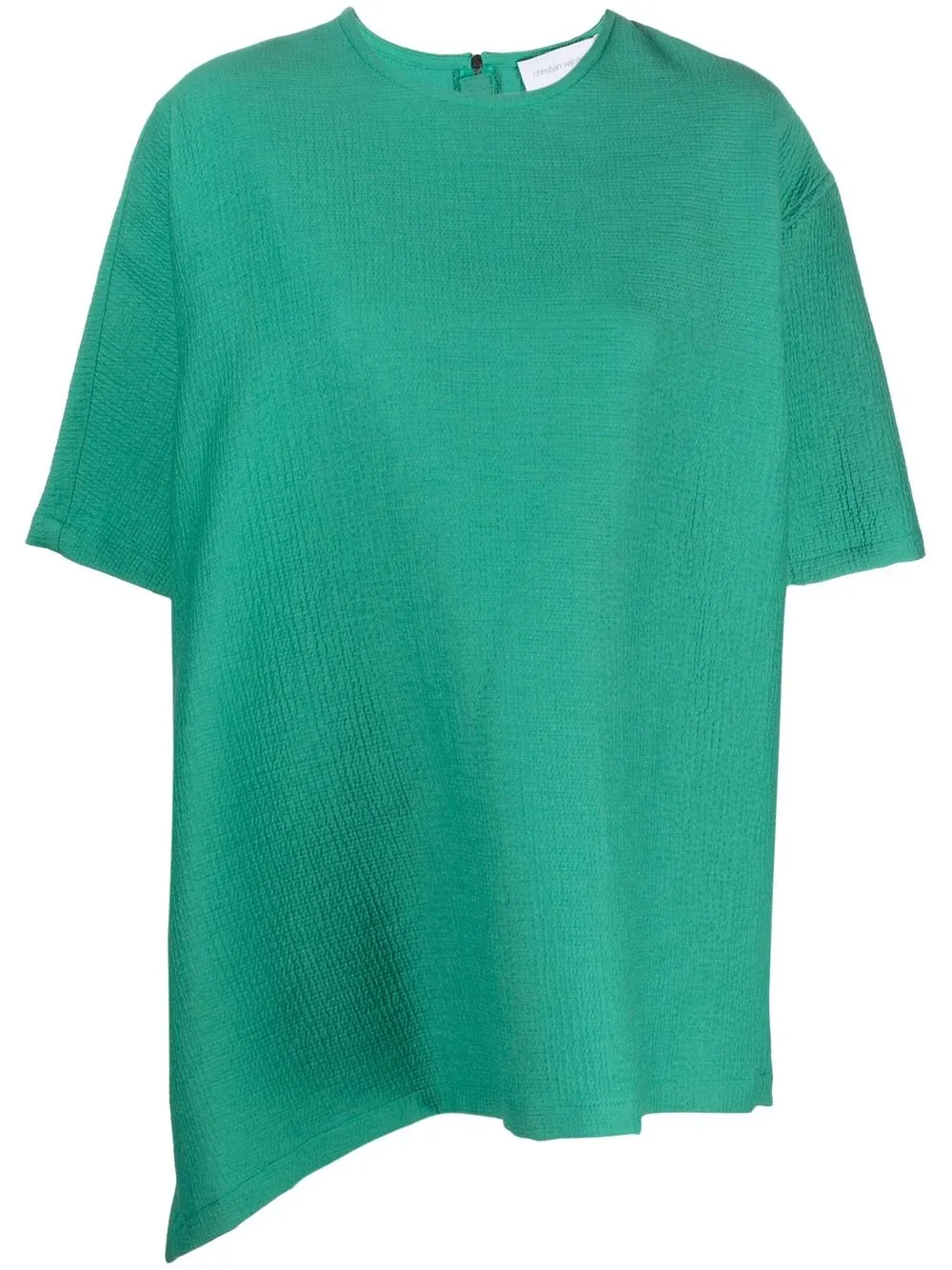 

Christian Wijnants asymmetric knitted top - Green