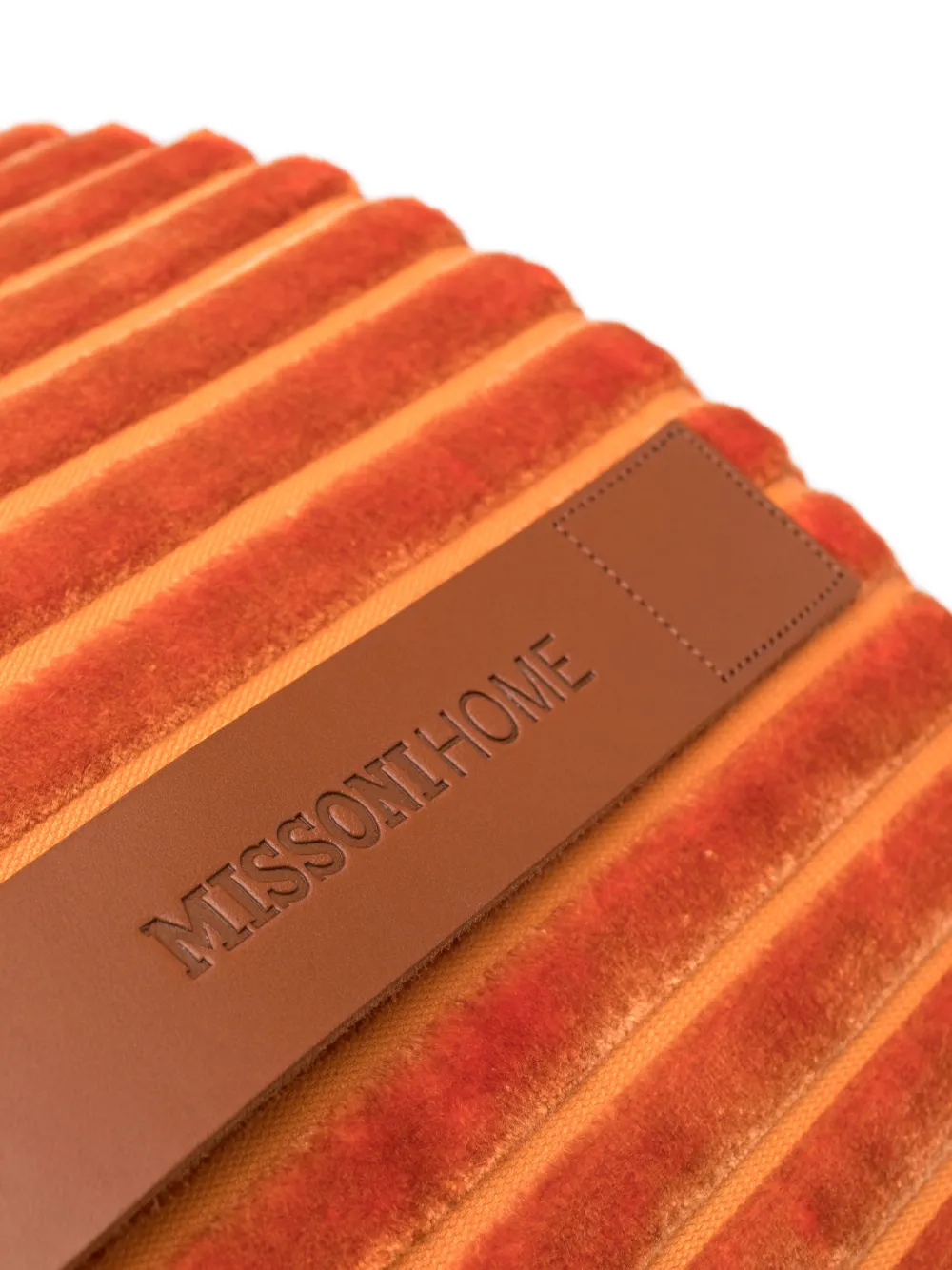 Missoni Basel Cylinder Pouf In Orange