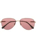 TOM FORD Eyewear pilot frame sunglasses - Gold