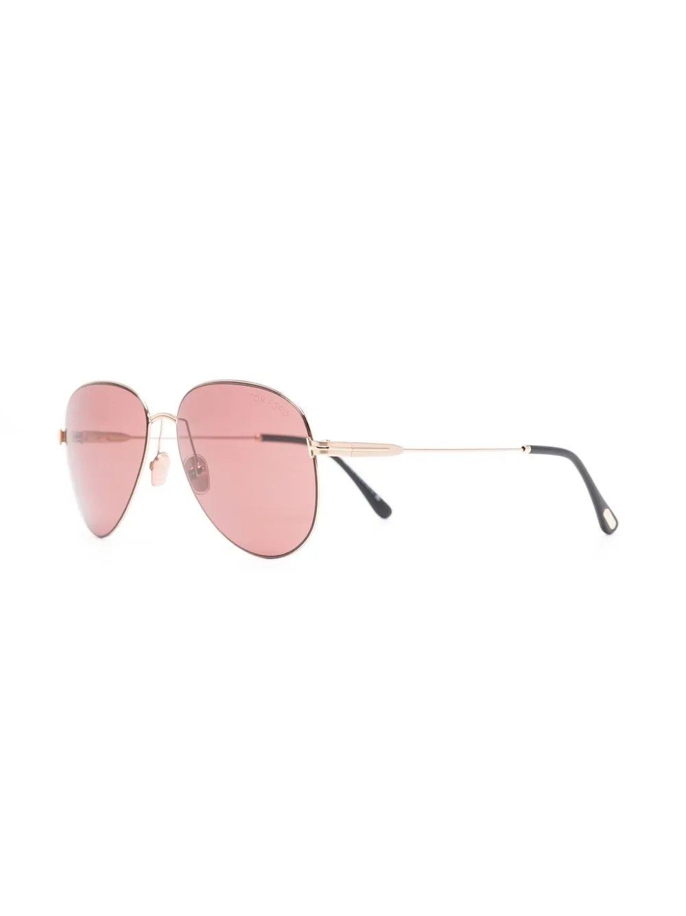 TOM FORD Eyewear Zonnebril met piloten montuur - Goud