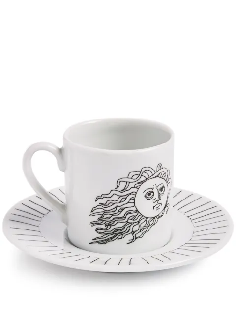 Fornasetti taza de café Solitario