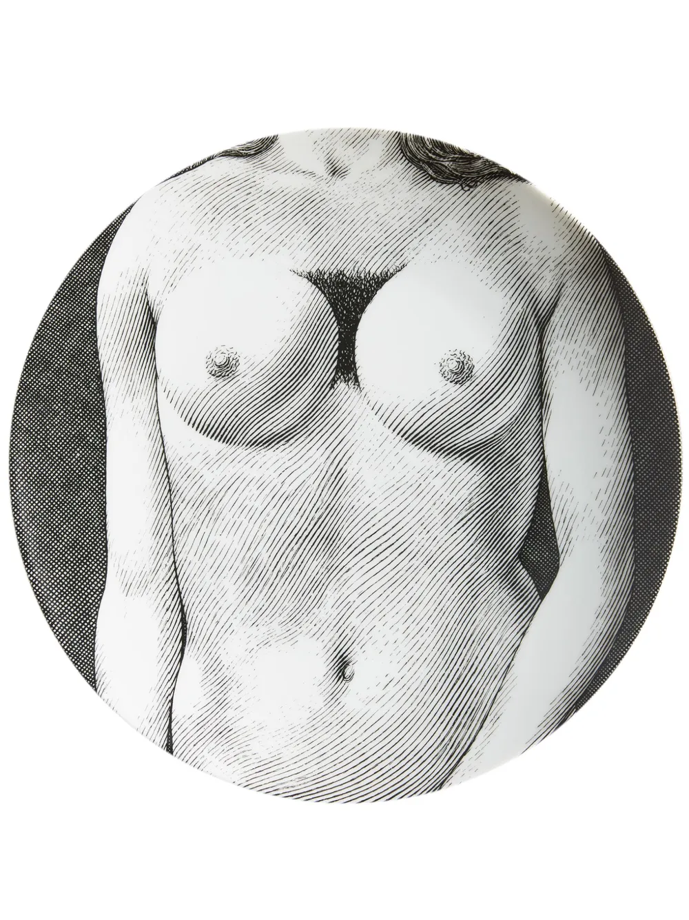 Fornasetti Tema e Variazioni n.340 Wandteller | Weiß | Image 1