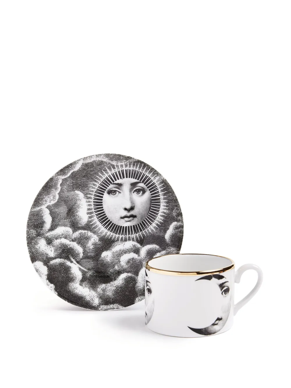 Fornasetti Tazza da tè Tema e Variazioni Sole e Luna | Casa | Image 4