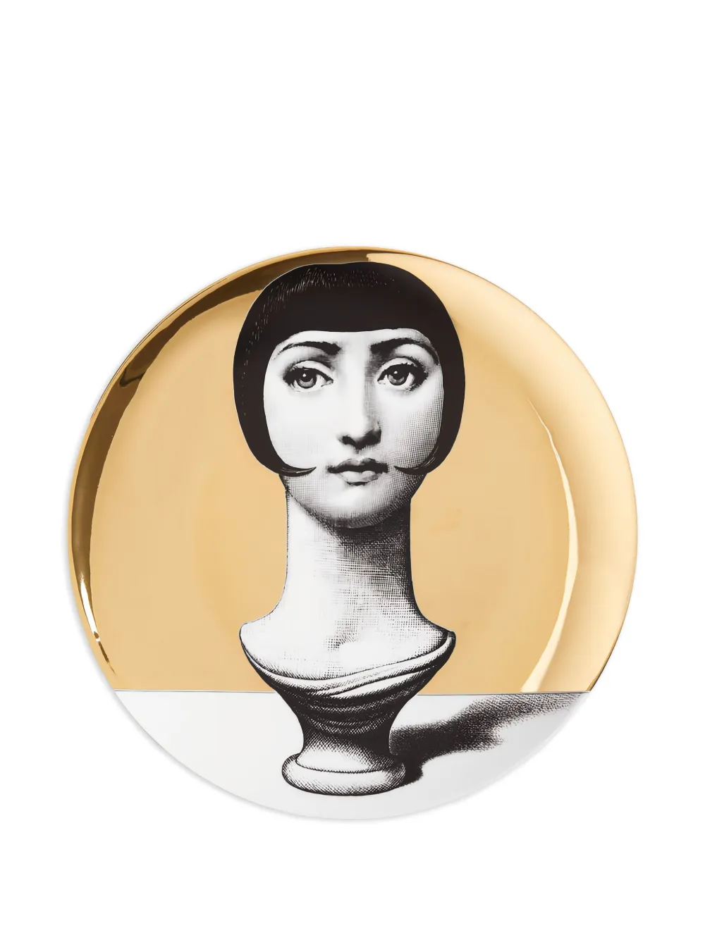 Fornasetti Tema E Variazioni N.192 Plate In Gold
