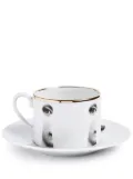 Fornasetti Variazioni Serratura tea cup - White