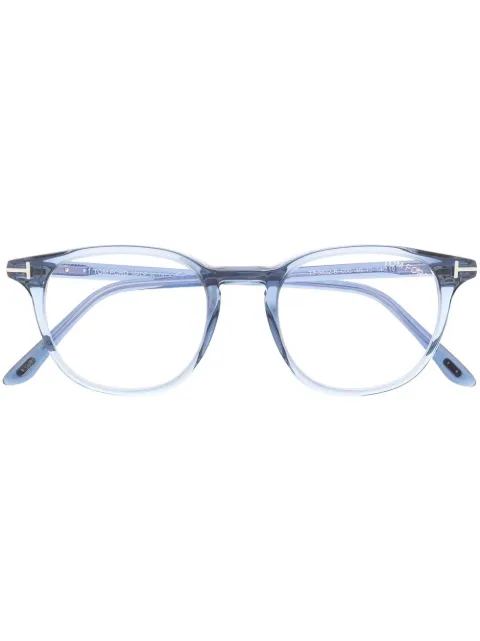 TOM FORD Eyewear lentes con armazón redonda transparente