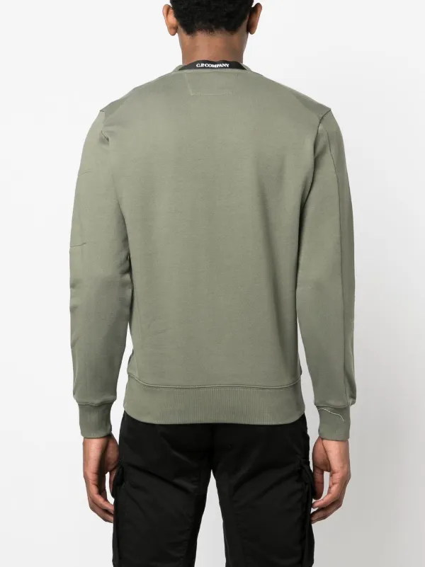 Cp company hot sale sweatshirt olive