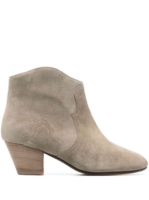 ISABEL MARANT Dicker suede ankle boots Women