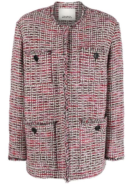ISABEL MARANT long-sleeve bouclé jacket