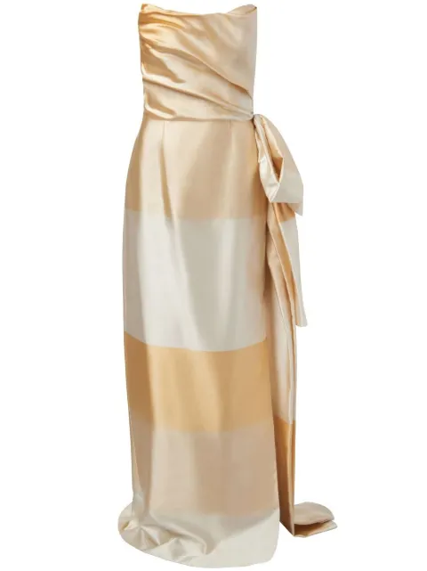 Markarian Athena silk corset dress