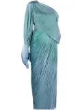Maria Lucia Hohan Haven pleated one-shoulder dress - Blue
