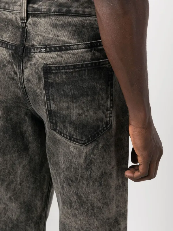 Givenchy Stonewash straight-leg Jeans | Black | FARFETCH