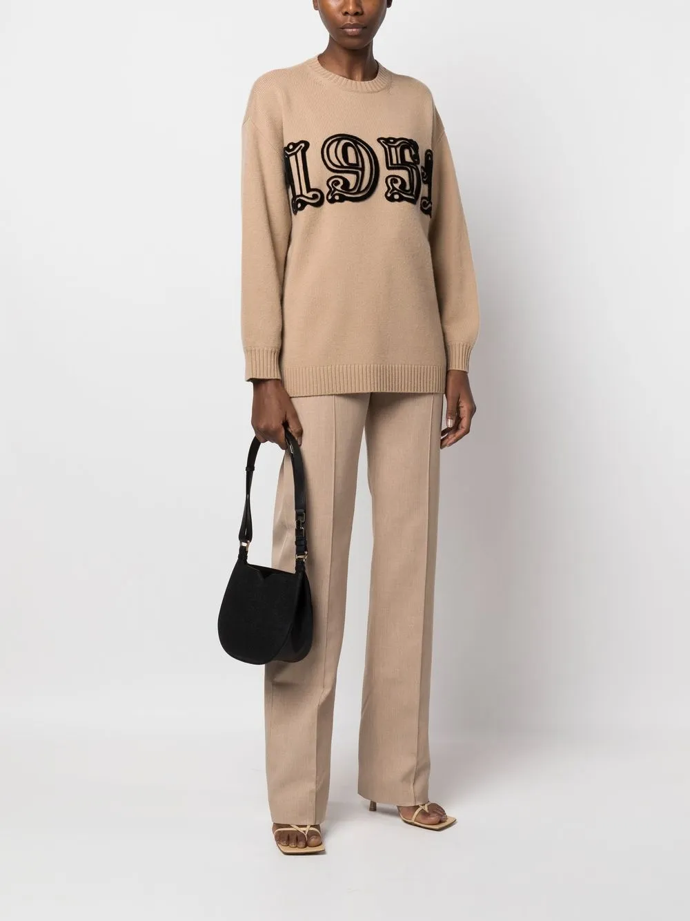 Valextra Leren shopper - Zwart