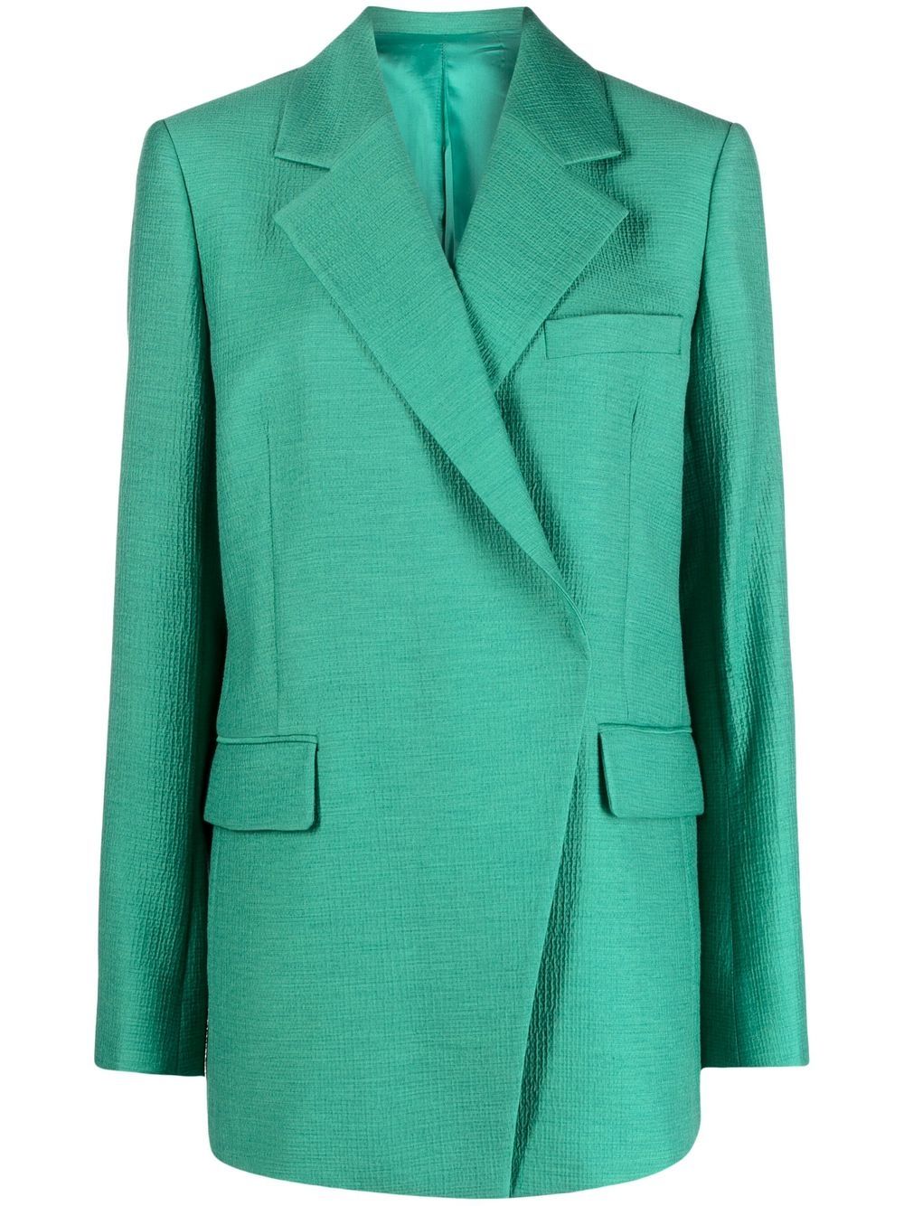 

Christian Wijnants Jaspi asymmetric blazer - Green