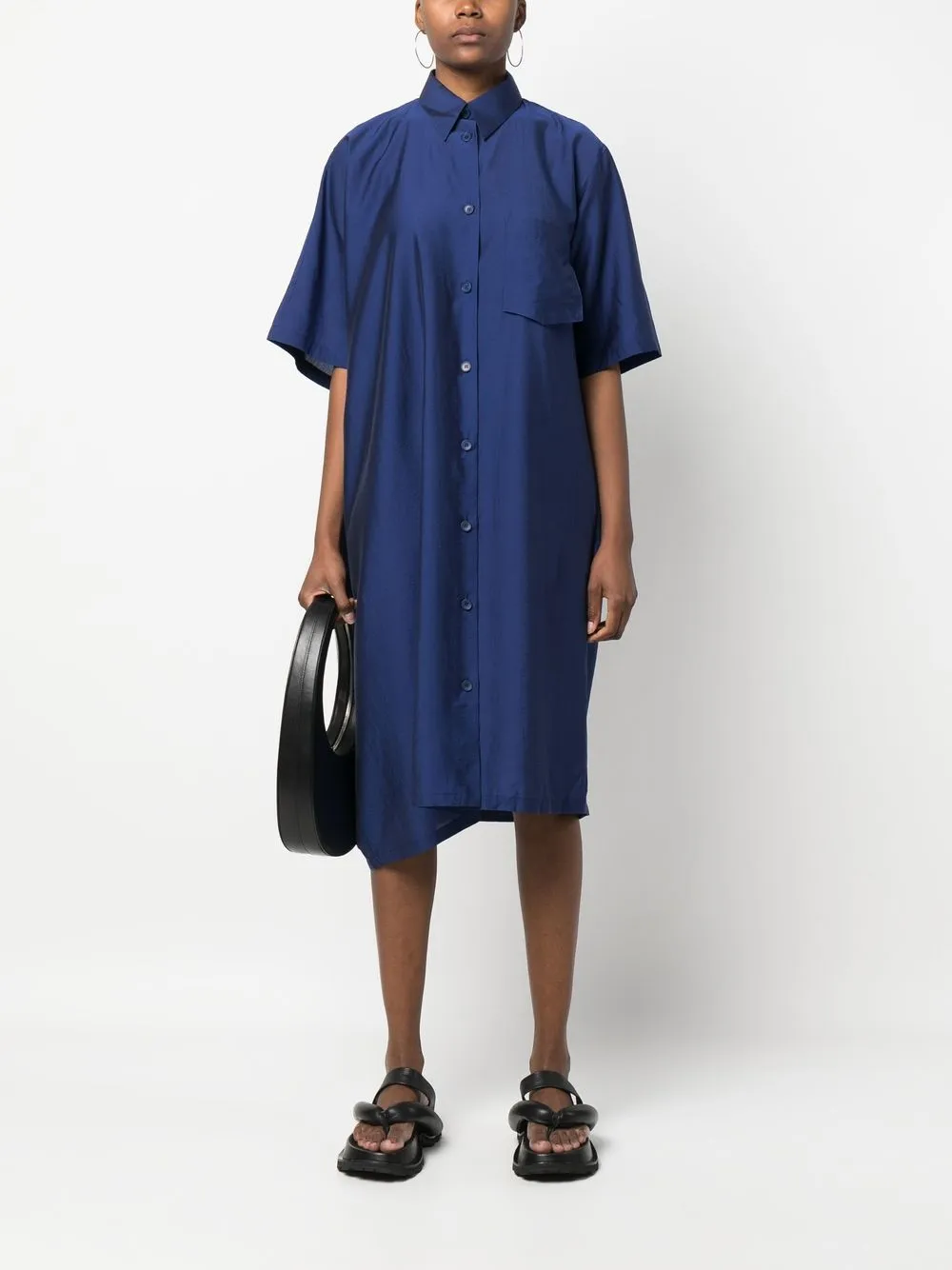 Christian Wijnants Oversized blousejurk - Blauw