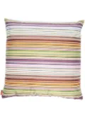 Missoni Home woven striped cushion - White